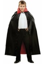 Kid Vampire Cape 90cm - Child One Size