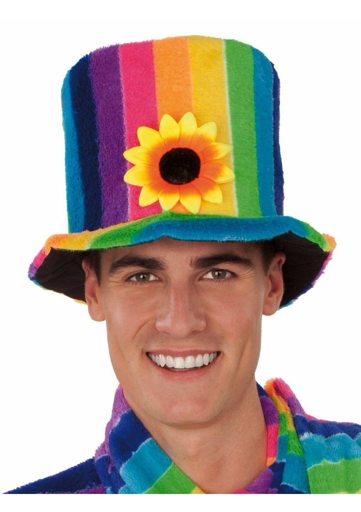 Rainbow Hat & Scarf - Adult One Size