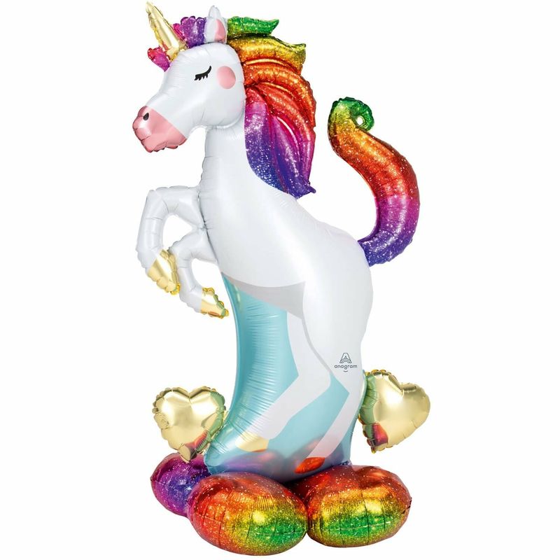 [4242711] AirLoonz Unicorn Foil Balloon 55 Inch - Air Fill Only