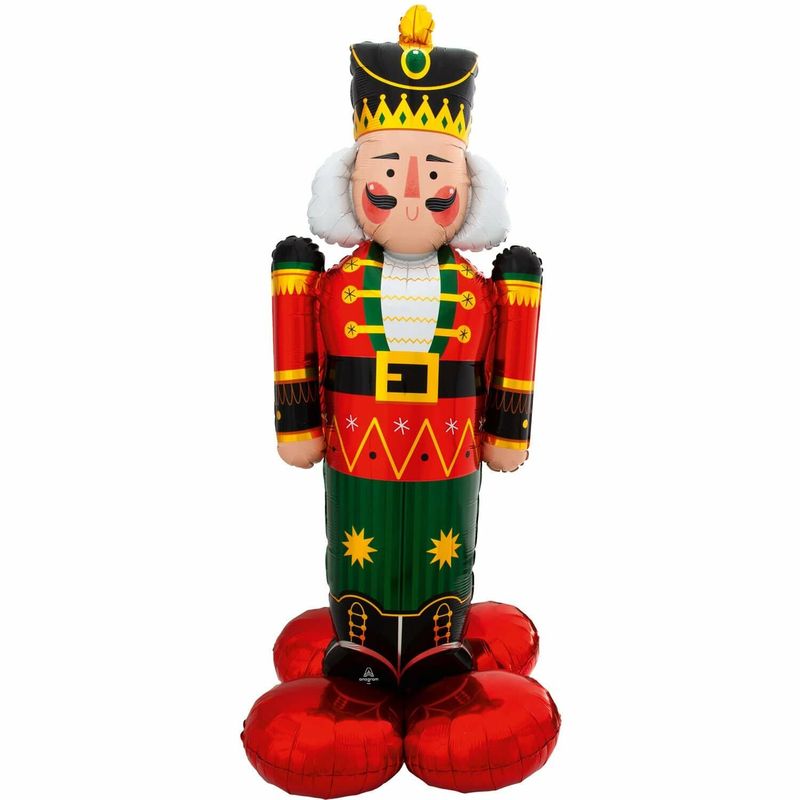[8311911] AirLoonz Nutcracker Foil Balloon 61 Inch - Air Fill Only