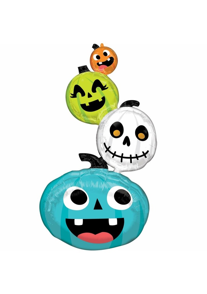 MultiBalloon Pumpkin Stacker Foil Balloon - 81cm x 152cm