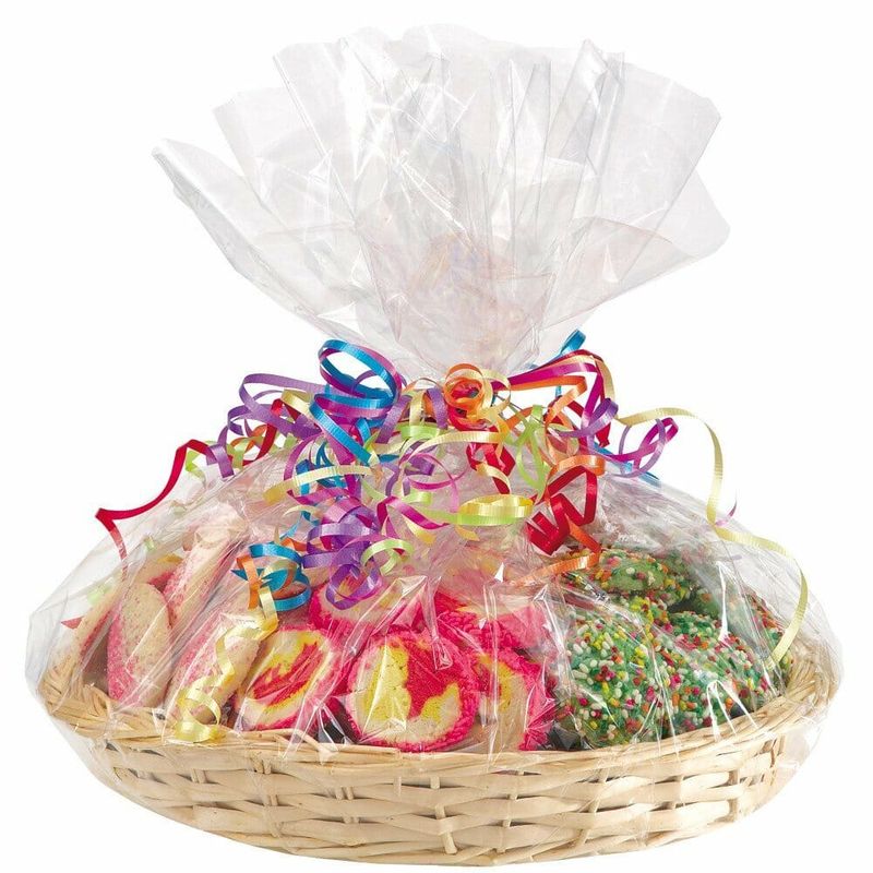 Clear Cellophane Gift Wrap - 30 Inch x 100 ft