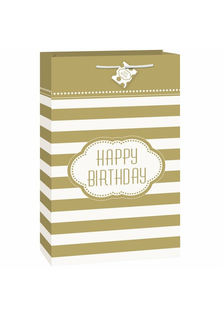 [49592] Golden Birthday Extra Jumbo Gift Bag