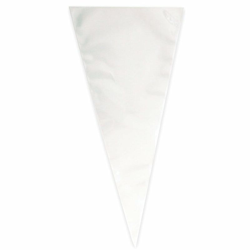 [61997] Clear Large Cone Cellophane Bags - 25pk