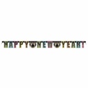 Confetti New Year Large Jointed Banner