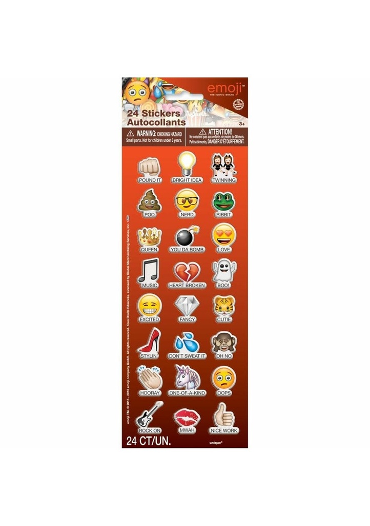 Emoji Sayings Puffy Sticker Sheet - 1pk