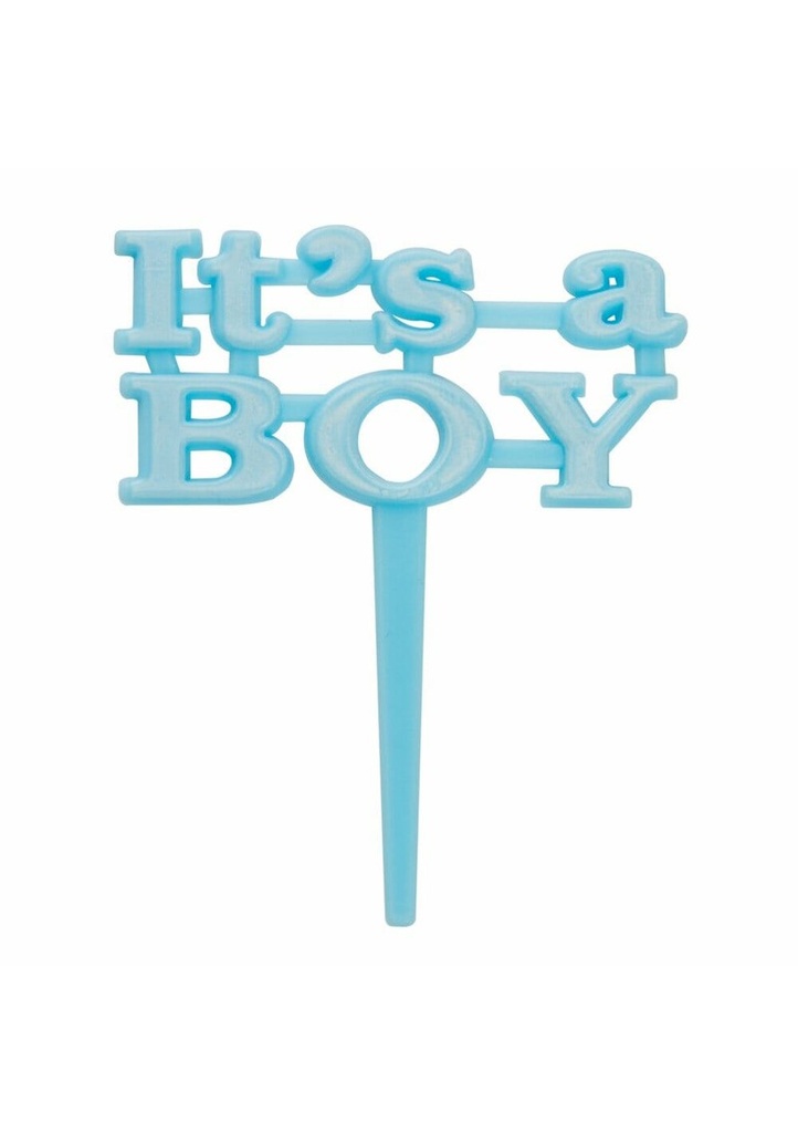 It's a Boy Blue Cake Picks - 8pk