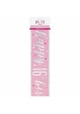 Glitz Pink & Silver Foil Banner Happy 16th Birthday - 9 Feet