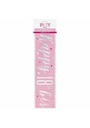 Glitz Pink & Silver Foil Banner Happy 18th Birthday - 9 Feet