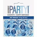 Birthday Blue Glitz Number 13 Confetti - .5oz