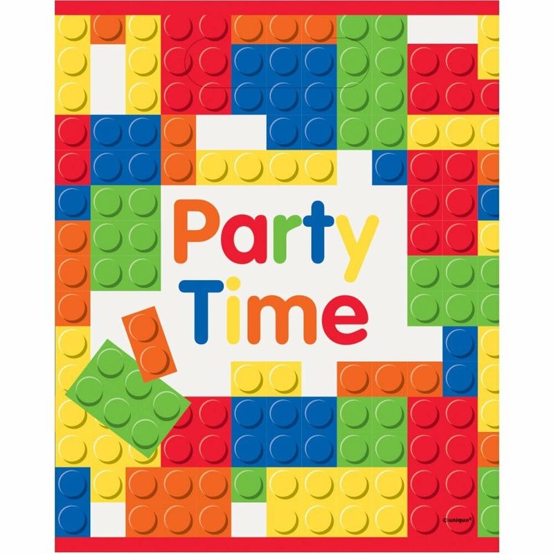 Building Blocks Birthday Loot Bags - 8pk