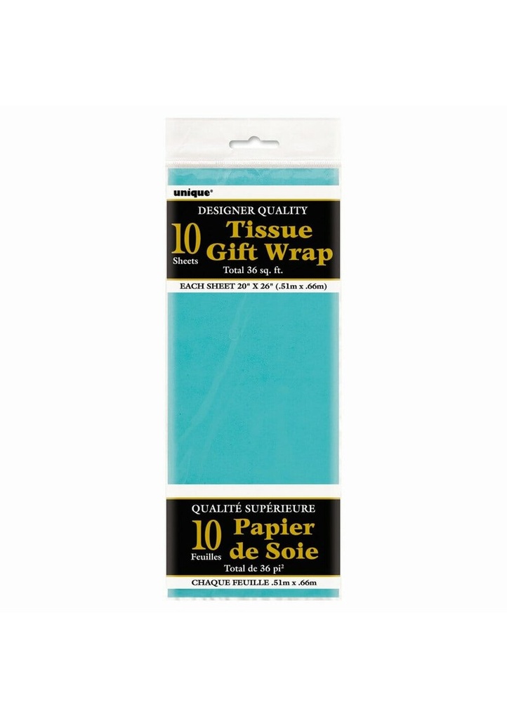Teal Green Tissue Sheets - 10pk