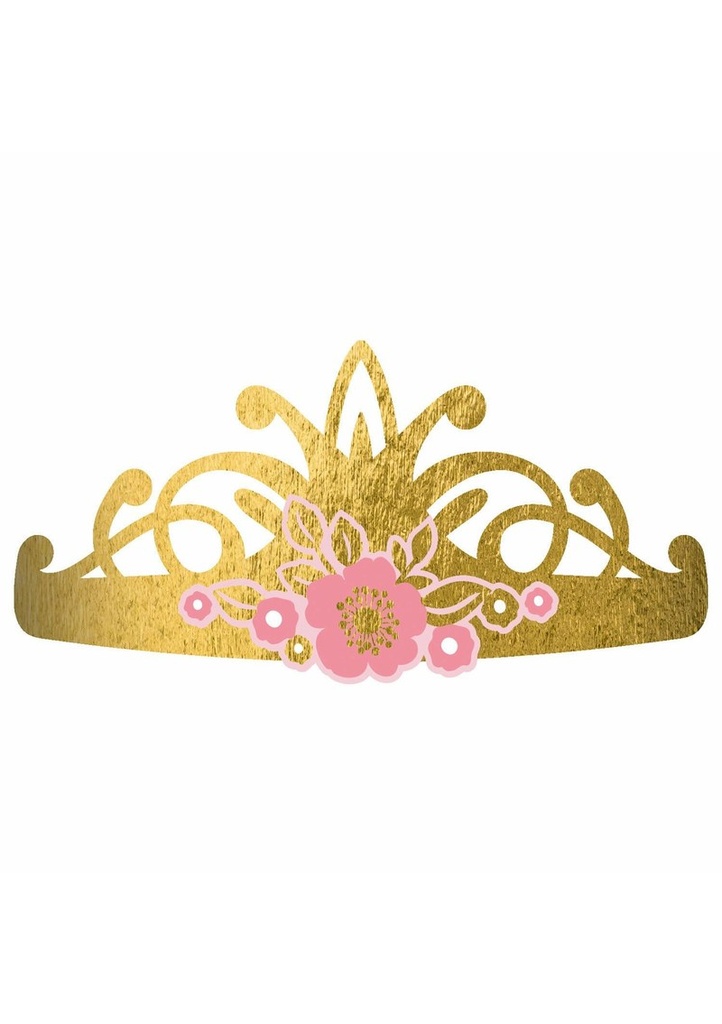 Princess For A Day Party Tiaras - 8pk