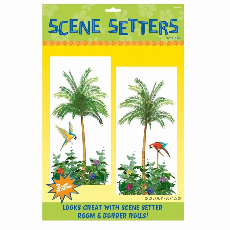 [672112] 2 Scene Setter Add-Ons Palm Tree - 165 x 85cm