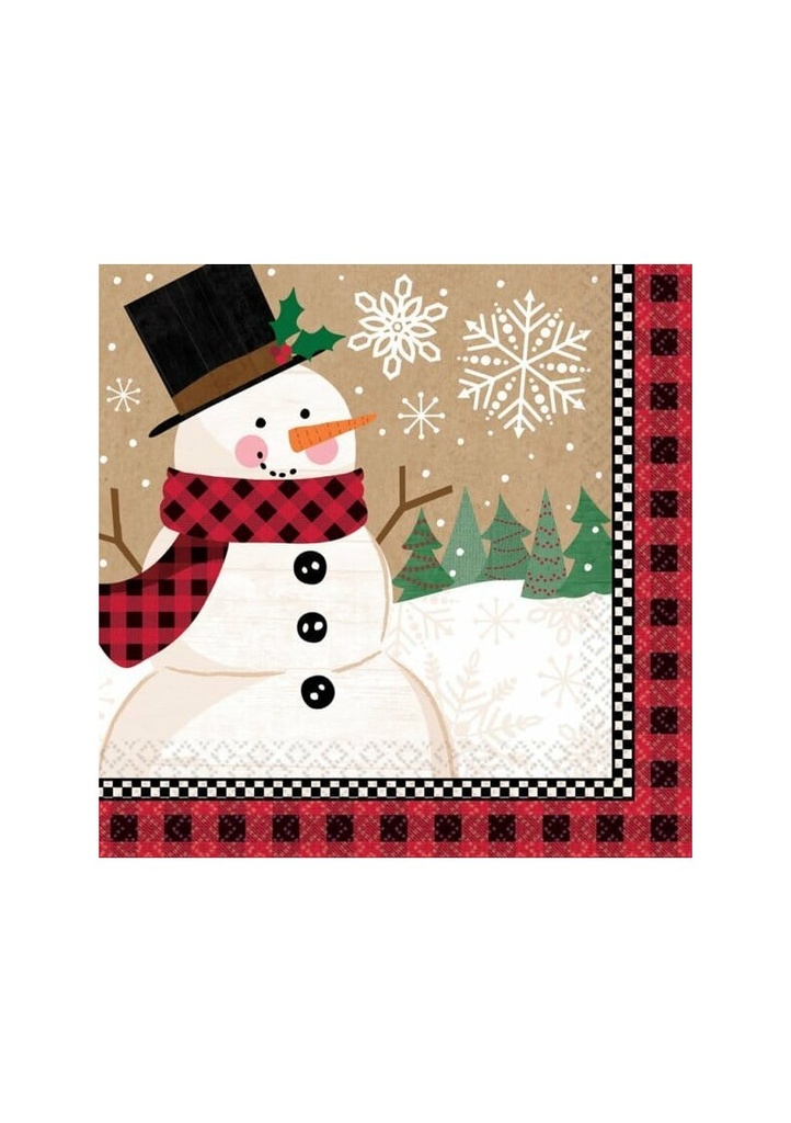[501679] Winter Wonderland Napkins 25cm x 25cm - 16pk