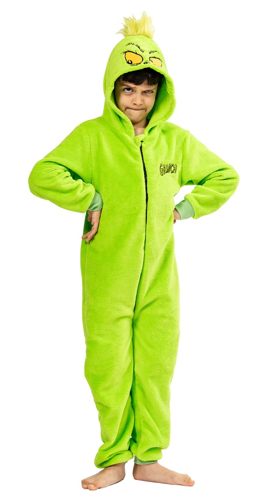 Official Licensed Onesie The Grinch Costume - Age 4 to 6 Years