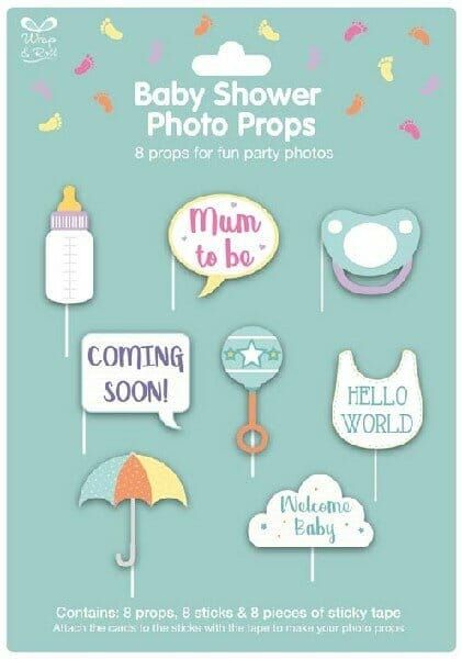 Baby Shower Photo Props - 8pk