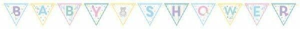 Baby Shower Triangle Flag Bunting