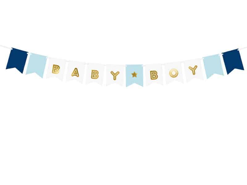 Baby Boy Banner - 15cm x 160cm
