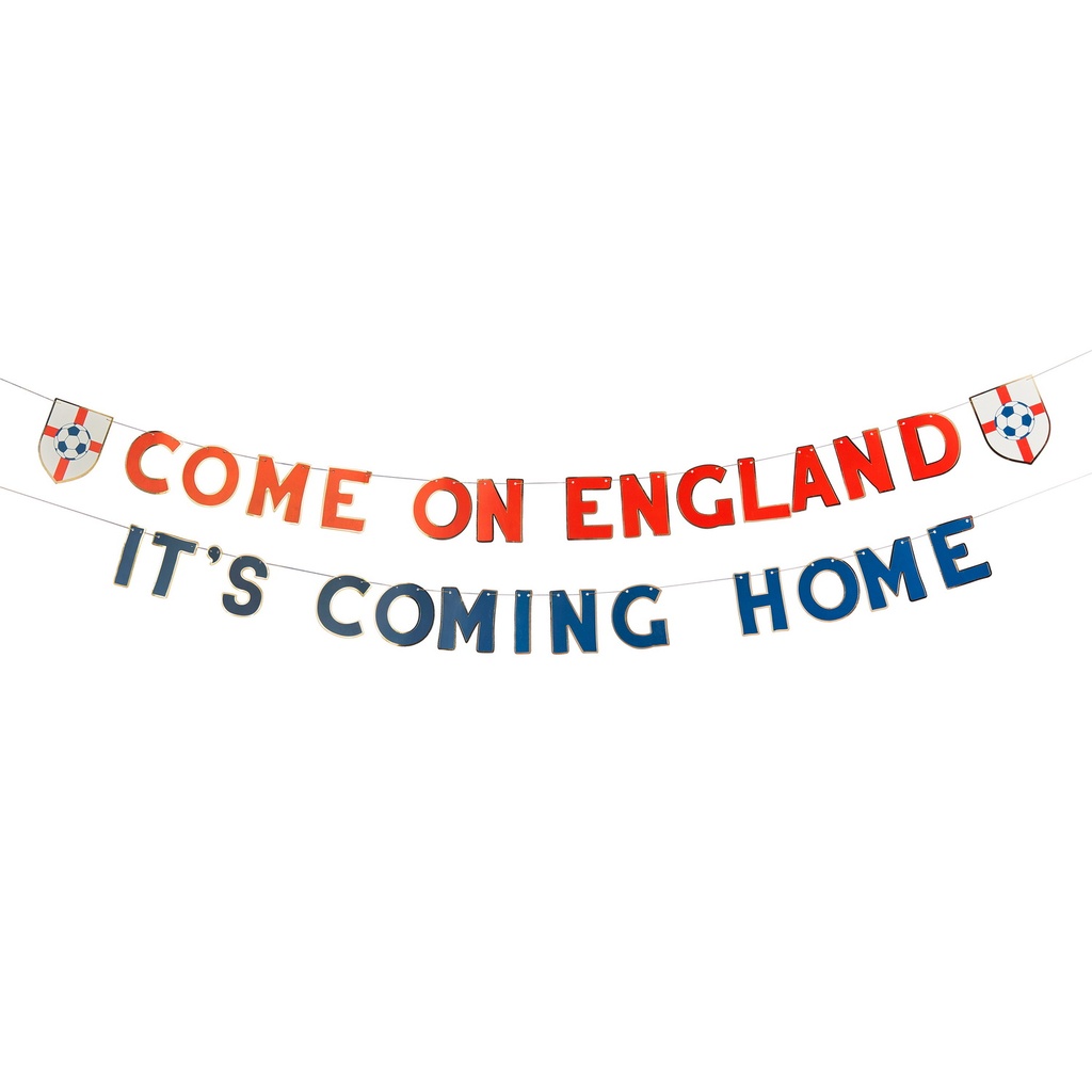 Come On England Card Banner x2 2m