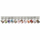 25th Silver Sparkling Wedding Anniversary Photo Garland - 12 Feet