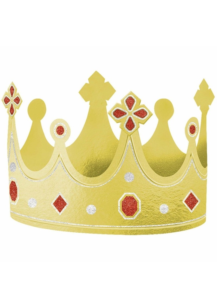 Foil Crown Hat - 21.7cm x 13.3cm