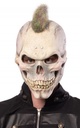 Latex Skull Punk Mask - Adult One Size
