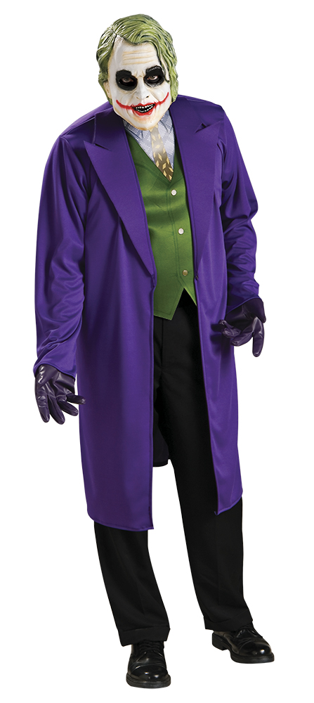 Licensed Joker Dark Knight Deluxe Costume - Adult Size STD (M/L)