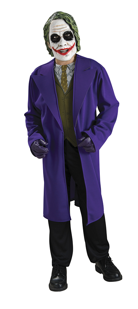 Licensed Joker Costume - Age 8 to 10 Years (L)