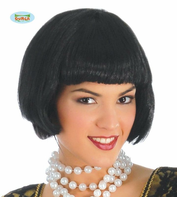 Black Half-Length Wig - Adult One Size