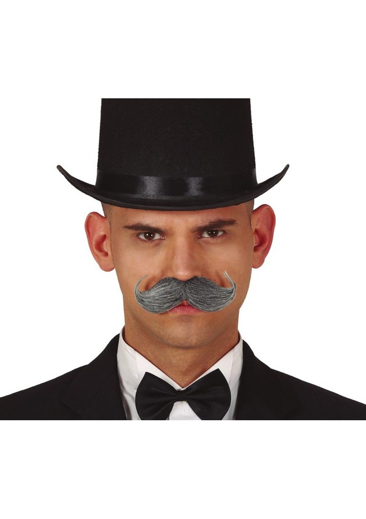 Grey English Mustache