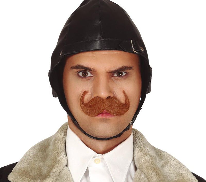 [11578] Brown English Mustache