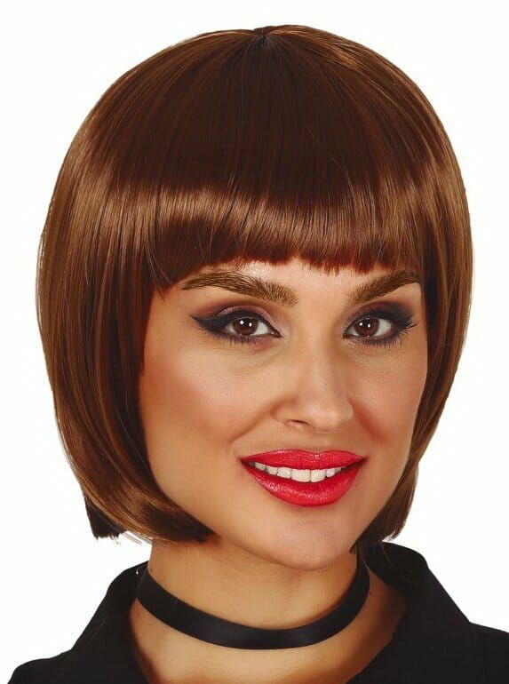 Brown Chestnut Bob Wig - Adult One Size