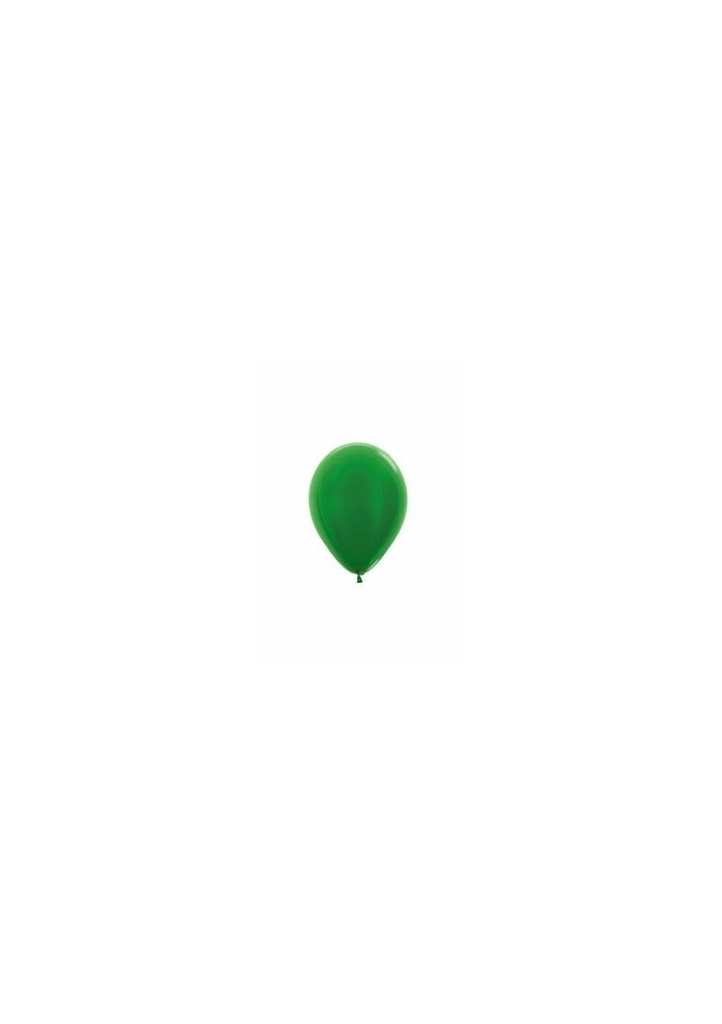 Metallic - Green Latex Balloon - (5" / 12cm)