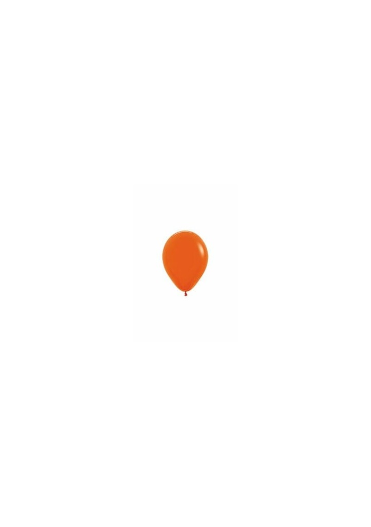 Fashion Solid - Orange Latex Balloon - (5" / 12cm)