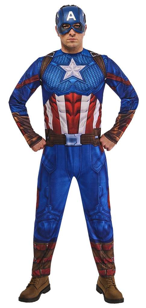 Official Licensed Captain America Classic Costume - Adult Size Large