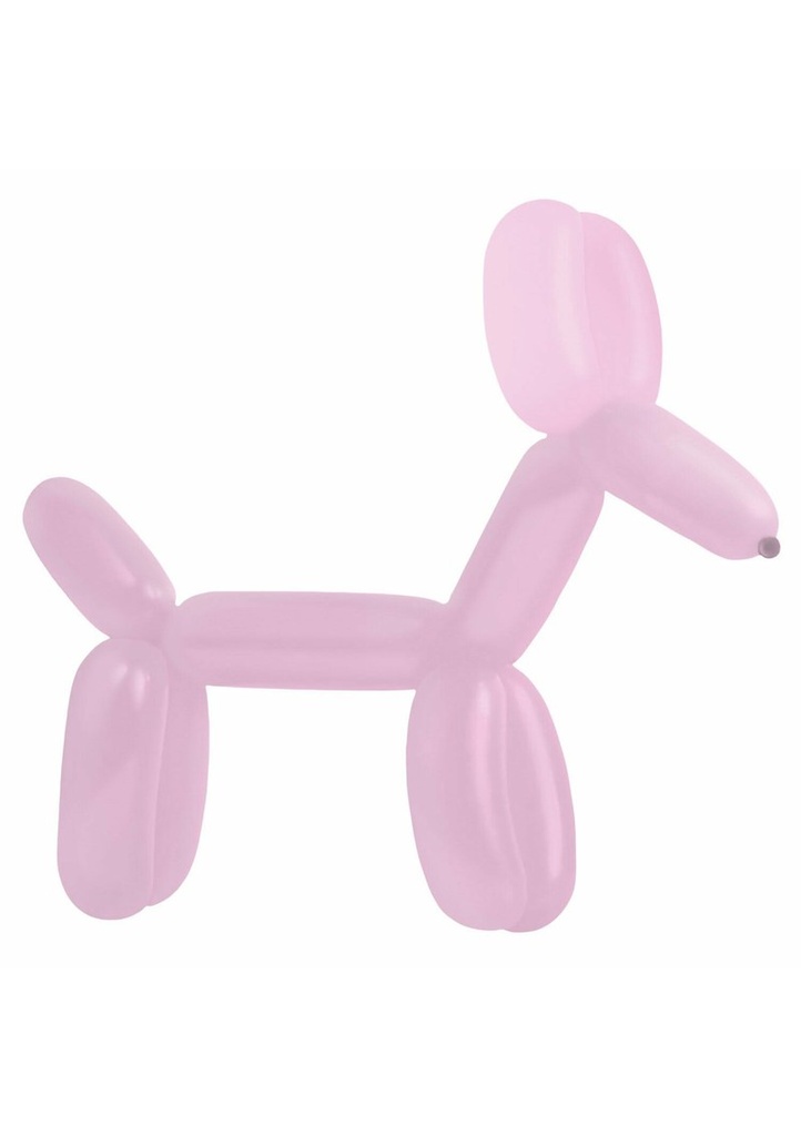 Everts Balloon Modelling Pretty Pink Standard E260 - 100pk