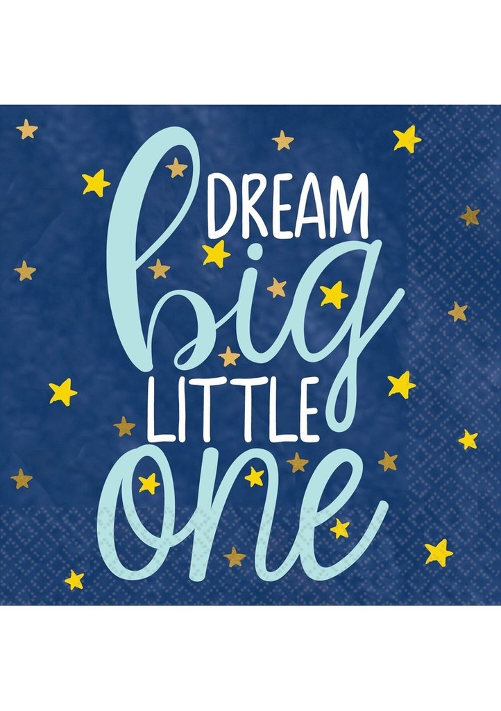 Twinkle Little Star Napkins 25 x 25 cm - 16pk