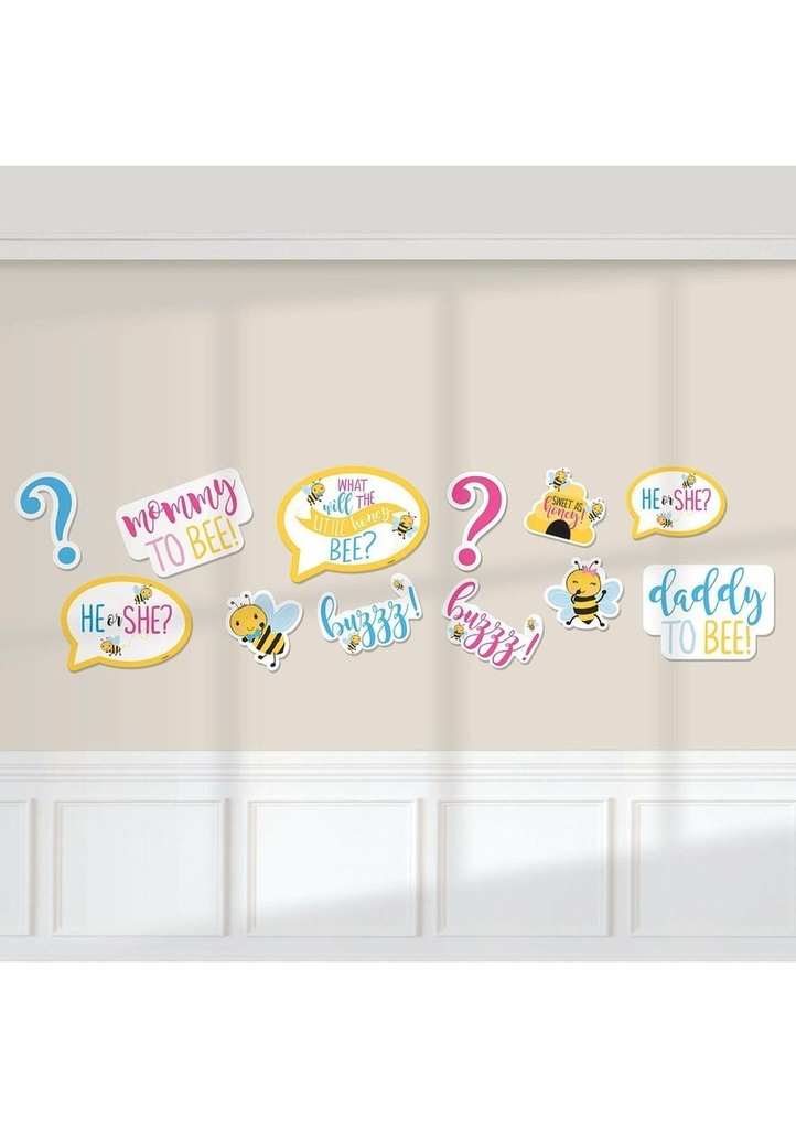 What Will It Bee? Cutout Decorations - 12pk