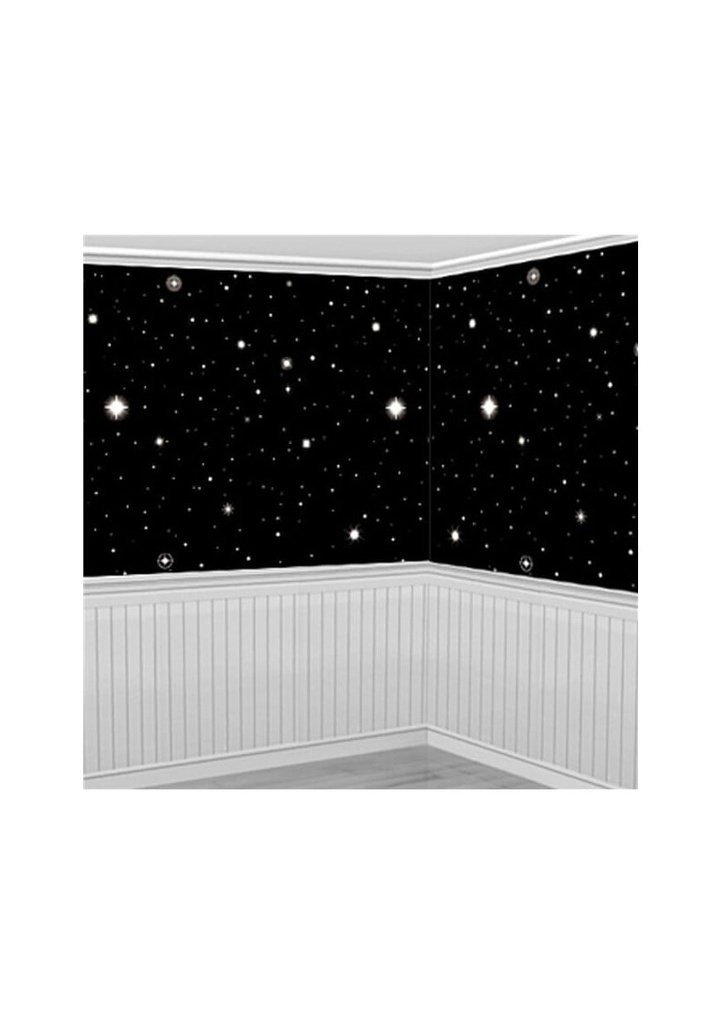Hollywood Starry Night Backdrop Scene Setter - (3.9ft x 41ft)