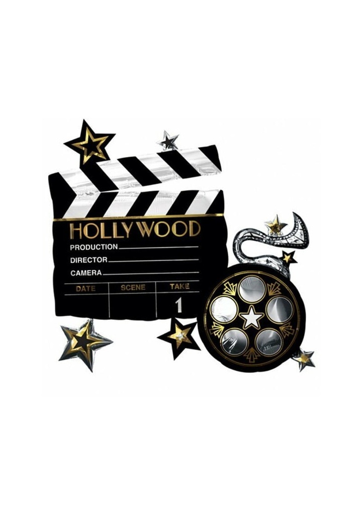 Hollywood Supershape Foil Balloon - 29" x 30"  (76cm x 73cm)