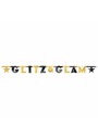 Hollywood Glitz & Glam Large Foil Letter Banner - 210cm