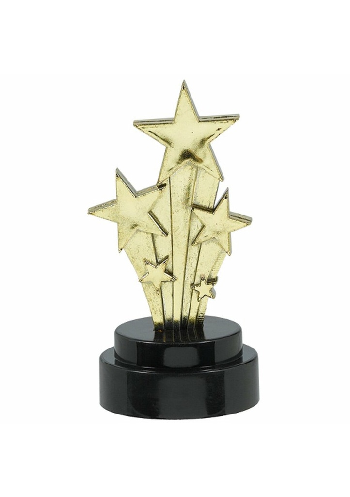 Hollywood Trophy Prop Shooting Star Award 7.6cm - 6pk