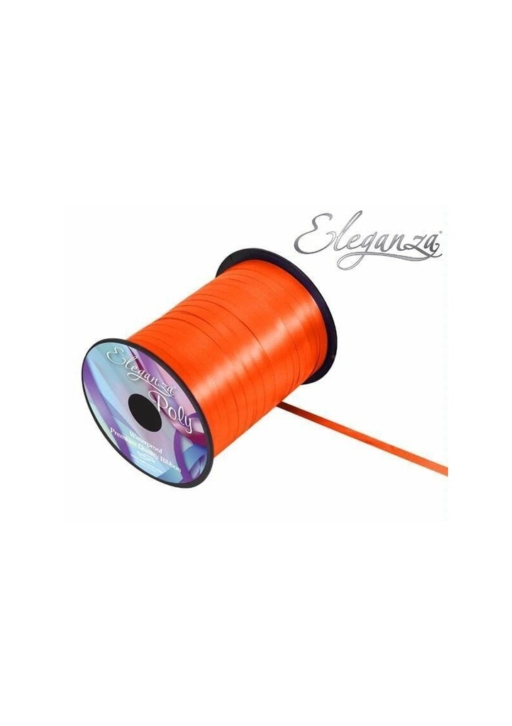 Orange Curling Ribbon Spool - 500m x 5mm