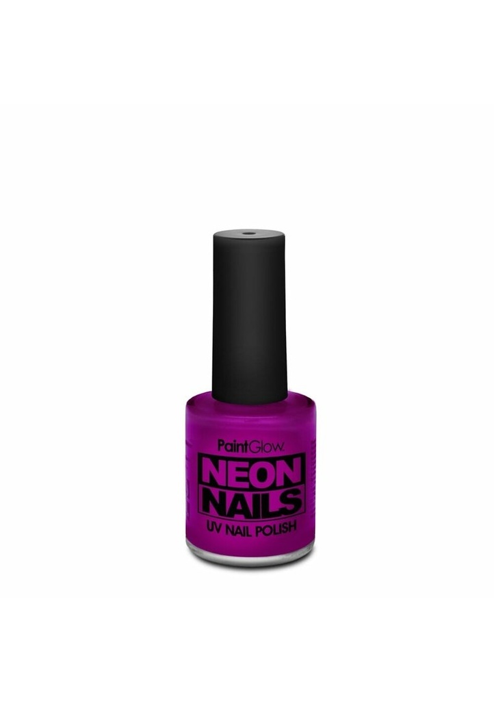 [87690] Neon UV Nail Polish (10ml) -  UV Purple (PRO)