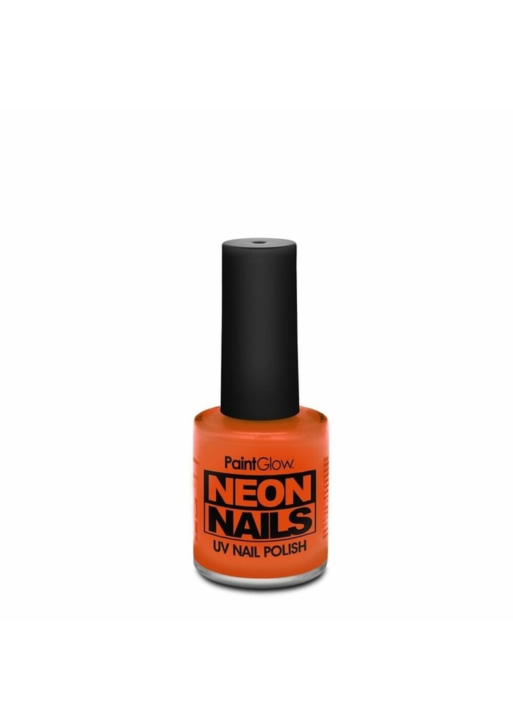 [87677] Neon UV Nail Polish (10ml) -  UV Orange (PRO)