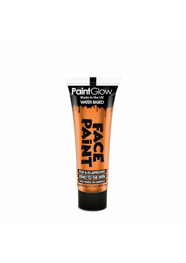 Face & Body Paint (Non UV) Water Based (13ml) - Orange