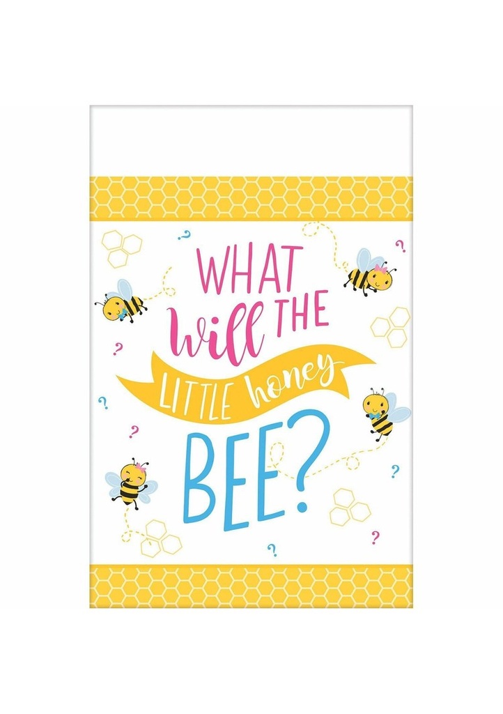 What Will It Bee? Table Cover 137cm x 259cm  - 16pk
