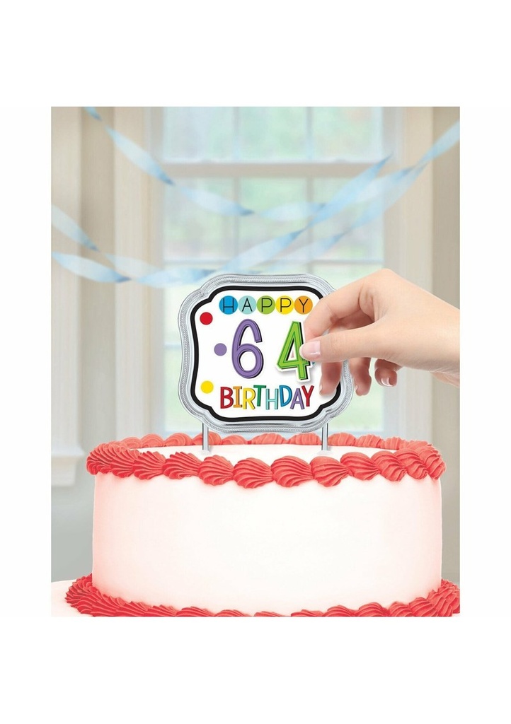 Personalised Cake Topper - (11.4cm x 12.9cn)