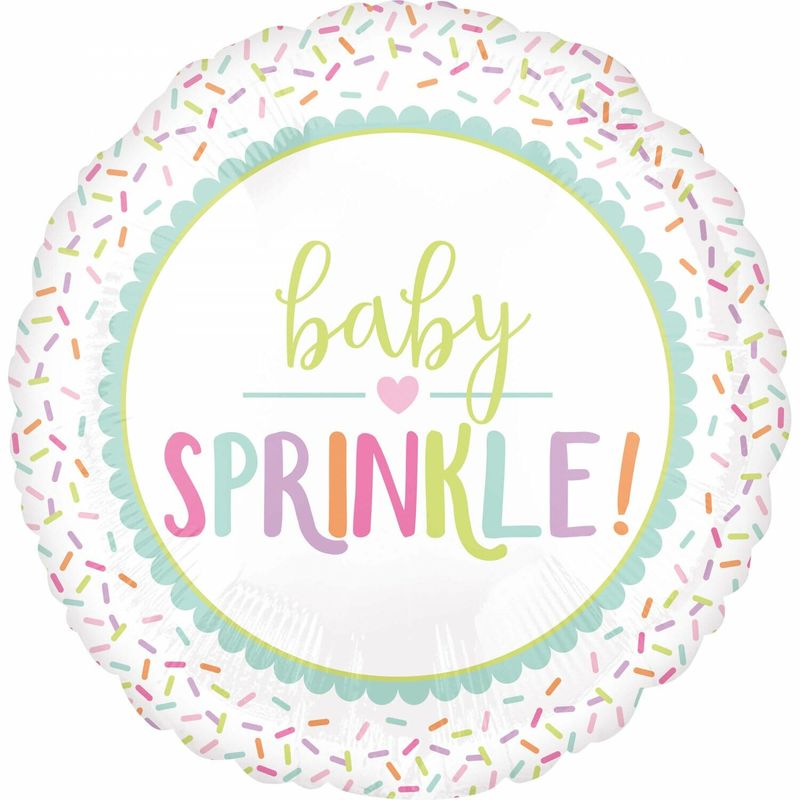 [3800001] Baby Sprinkles Standard Foil Balloon - 18''